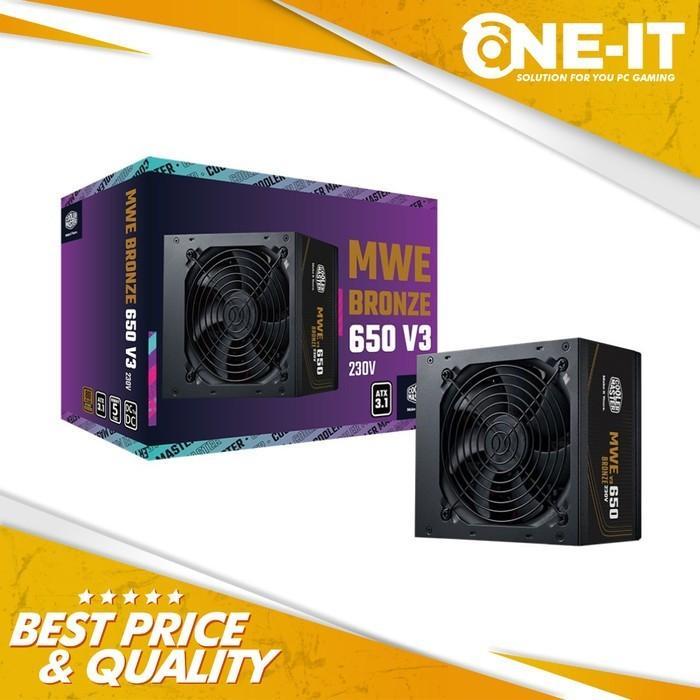 PSU COOLER MASTER MWE 650 BRONZE V3 650W 80+ BRONZE