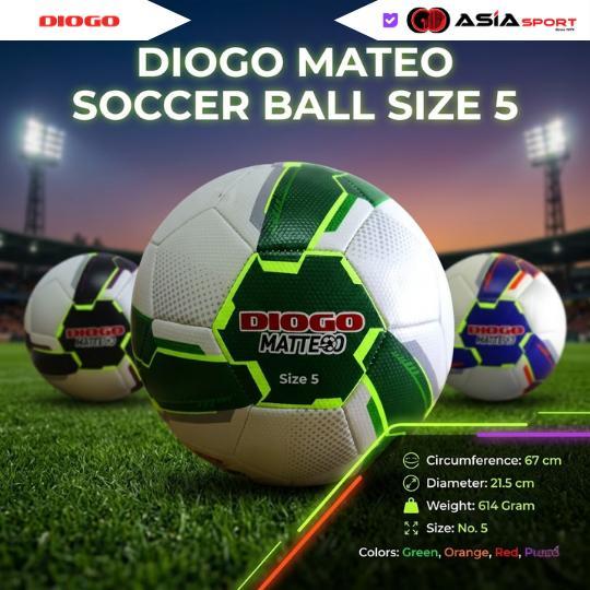 Soccer Ball Diogo Mateo Sepak Bola & Futsal Bola Sepak Diogo Mateo TPE ( Size 5)