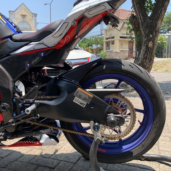 Cover arm ZX25R model ZX6R kaki hitam doff topi carbon kevlar