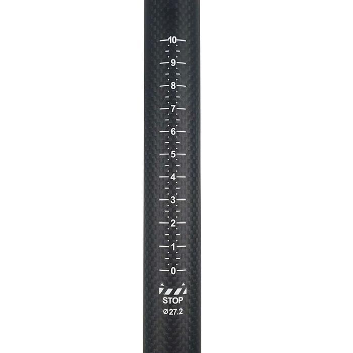 Seatpost Sepeda Fixie Roadbike Carbon Fiber Superlight Wacako 27.2Mm 40Mm