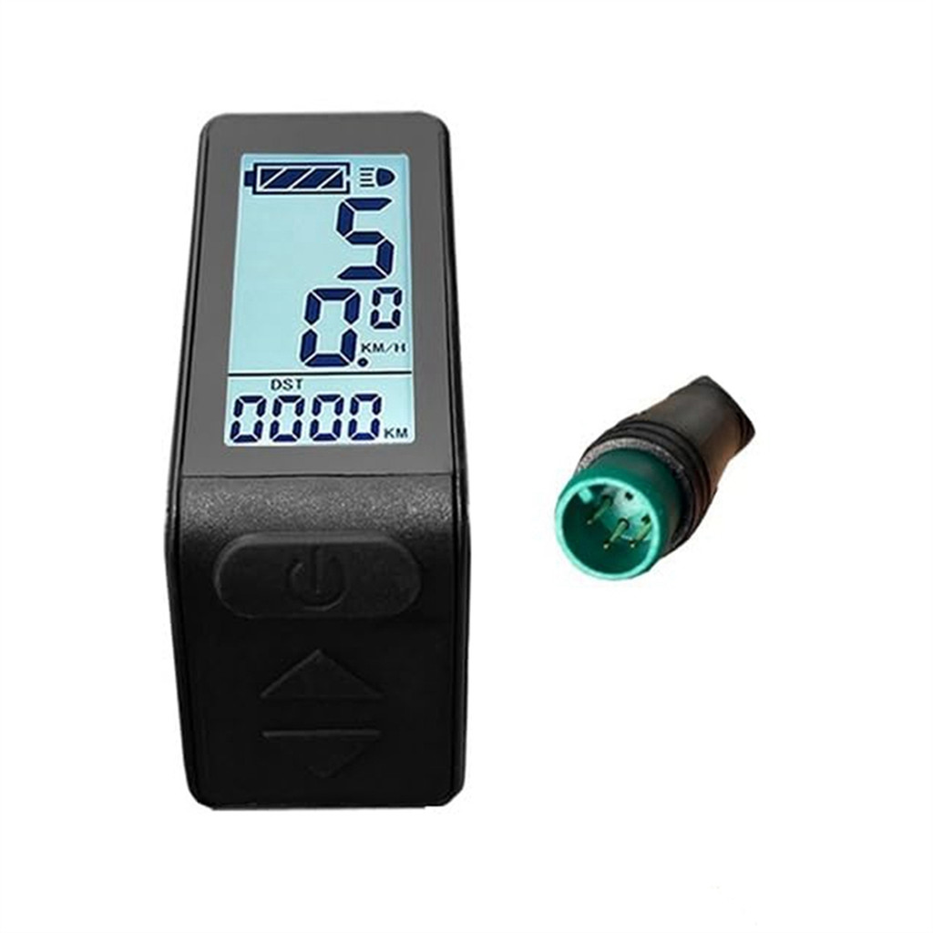 SMIEA Ebike LCD Display Mini Meter KT-LCD4 Display Waterproof Connector for KT Controller Electric