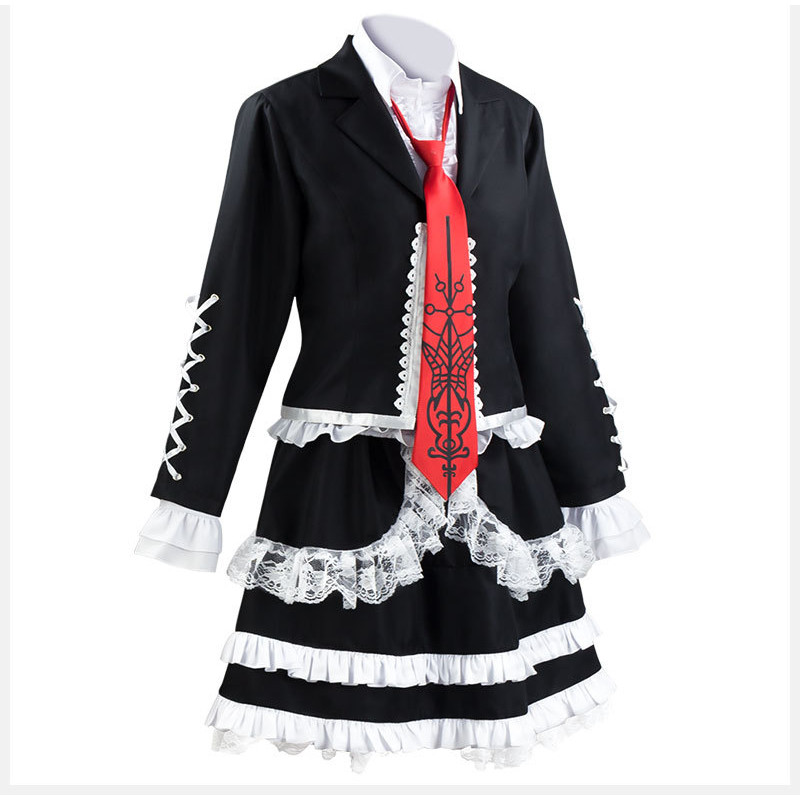 ANIME YASUHIRO TAEKO COSPLAY COSTUME DANGANRONPA TRIGGER HAPPY HAVOC CELESTIA LUDENBERG SUIT SHIRT