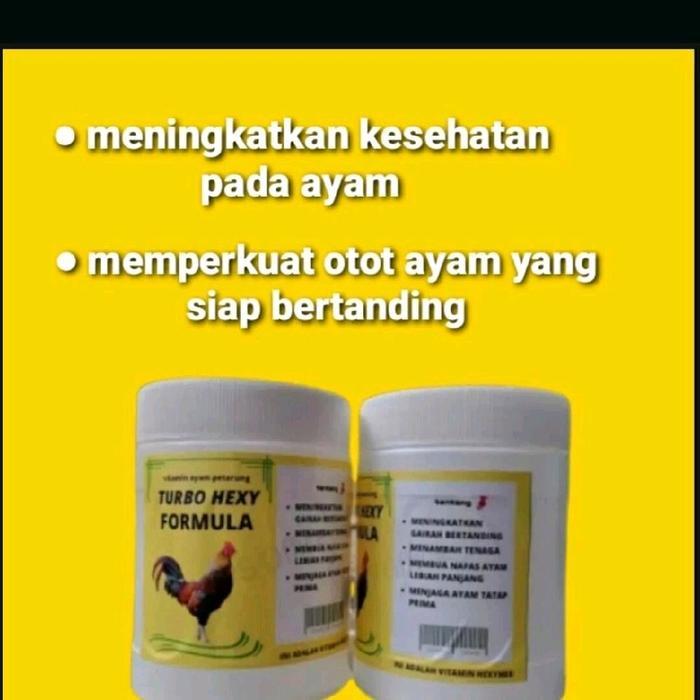 TURBO HEXY FORMULA VITAMIN AYAM JAGO readyyy
