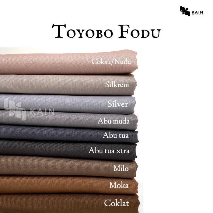 Bahan Kain Katun Toyobo Fodu 0,5 Meter Pasti Diskon