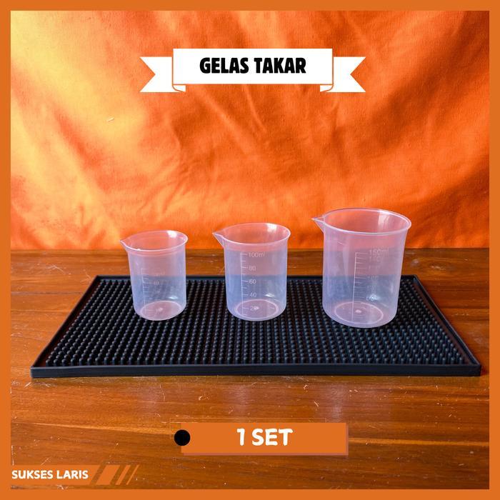 GELAS TAKAR SIRUP GELAS UKUR PLASTIK
