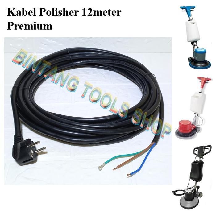 Spare Part Kabel Main Power Mesin Polisher Poles Lantai Krisbow Rotano
