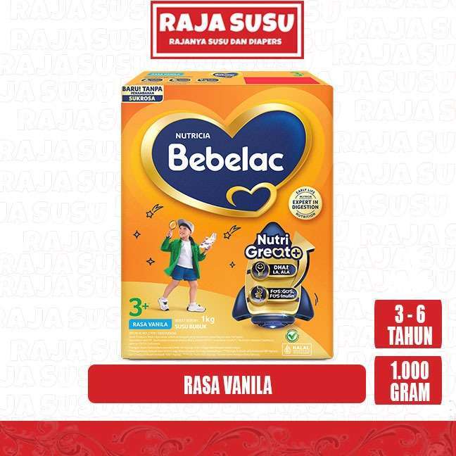 BEBELAC 3+ VANILA 1000 GR - RAJA SUSU