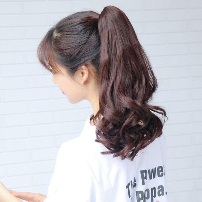 RSW HAIR CLIP PONI PONY TAIL PONITAIL KOREA CURLY 06 JEPIT CLIP ON