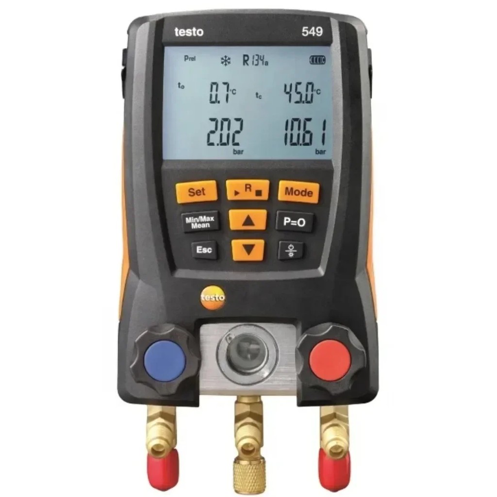 BELI SEKARANG Testo 549 Original Digital Manifold Meter Air Conditioner Refrigerant Pressure Gauge 2