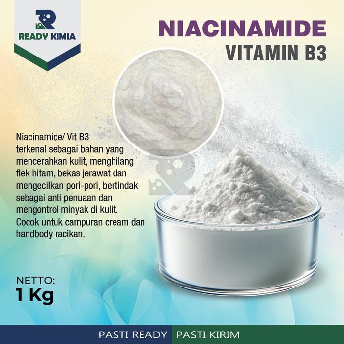Niacinamide powder putih bubuk 1KG 1 kg kemasan kiloan