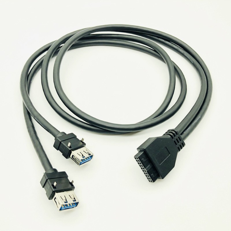 USB 3.0 Front Panel Cable USB Connector Cable USB 3.0 High Speed 20-pin to Dual Ports USB3.0 Hub