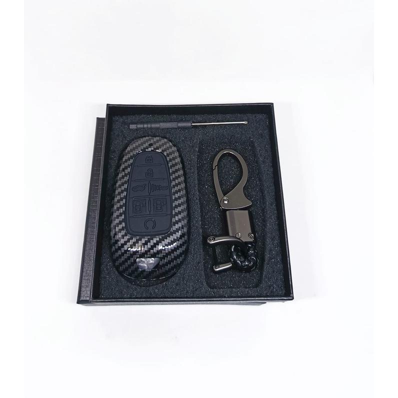 Sarung Remote Cover Kunci Hyundai Ioniq 5 / Ioniq 6 Carbon