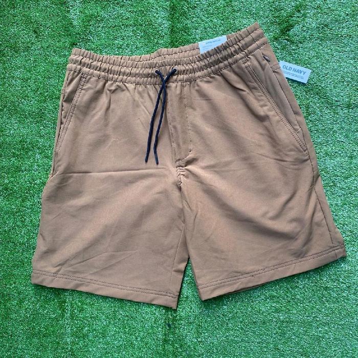 CELANA PENDEK PRIA - OLD NAVY STRECH BROWN ORIGINAL