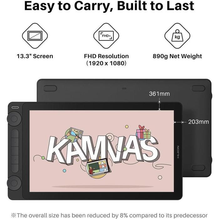 Huion Kamvas 13 Gen 3 Pen Display Tablet Kamvas13 Gen3
