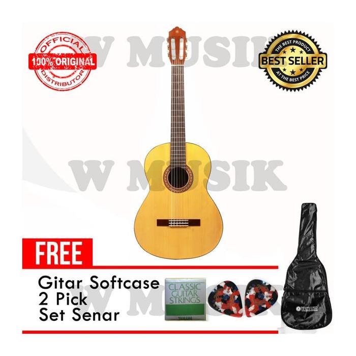 Yamaha Gitar C-315/ C 315/ C315 - Natural + Softcase+ 2Pick+ Set Senar