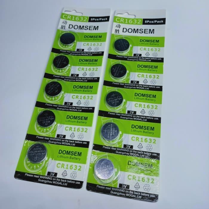 N3W ( 1 LEMBAR ) batre baterai DOMSEM CR 1632 lithium batre remot mobil remot motor jam