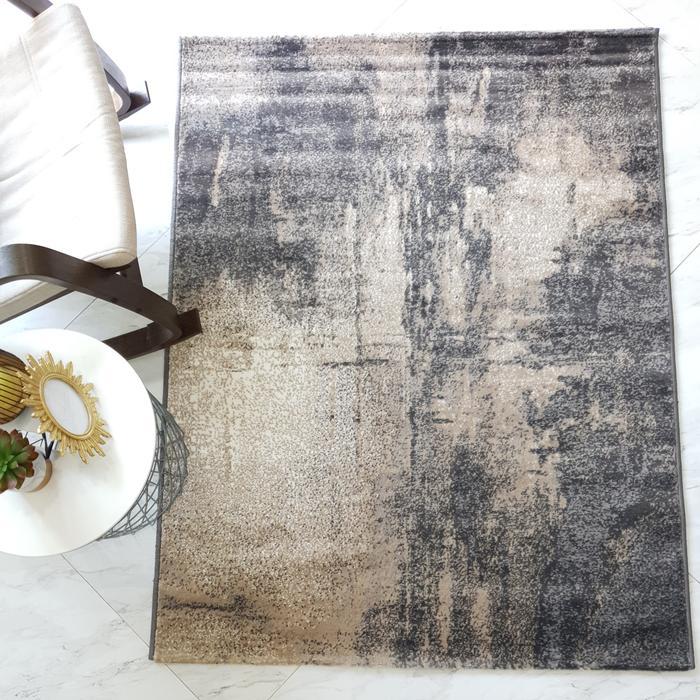 Karpet Permadani Abstrak 125x160 cm - Tebal Empuk Mewah