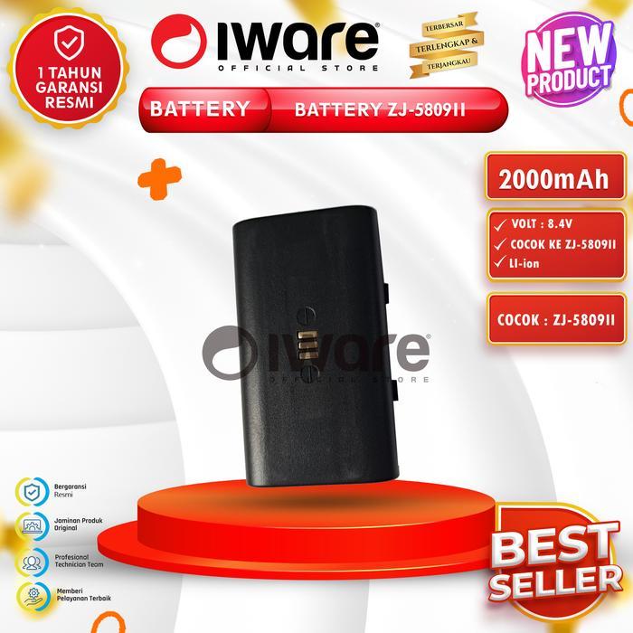 Battery Printer Mobile Kasir Bluetooth Zjiang ZJ 5809 5809ii 2000Mah