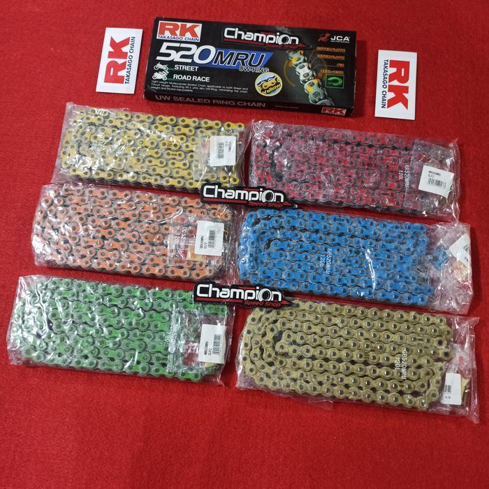 Rantai Rk Takasago Chain 520 Mru Uw-Ring New Ninja 250Fi 2018 Z250