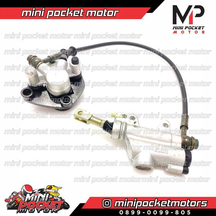 Kaliper Rem Belakang Assy Motor Mini Trail Se 50Cc Gazgas Gx50 Nrg 50