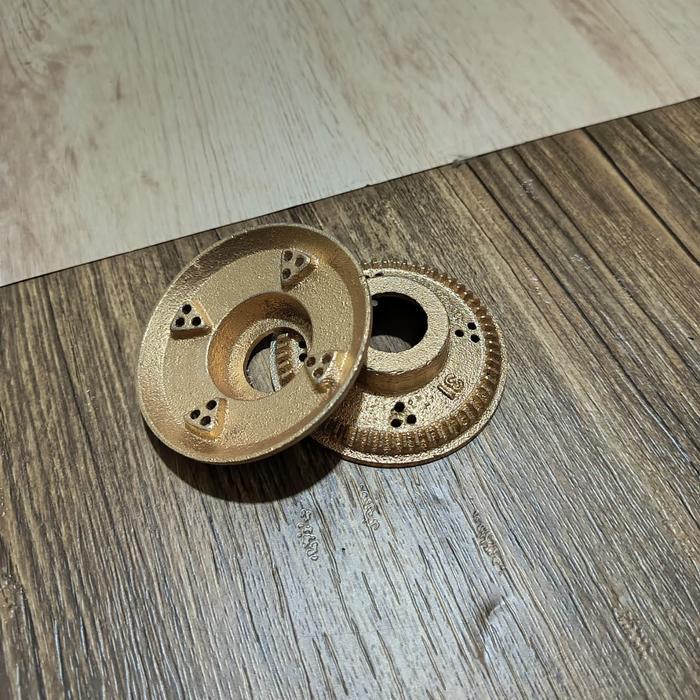 Original Burner Tungku Gas Kompor Rinai Cerobong Rinai 522E Kompor 2 Tungku