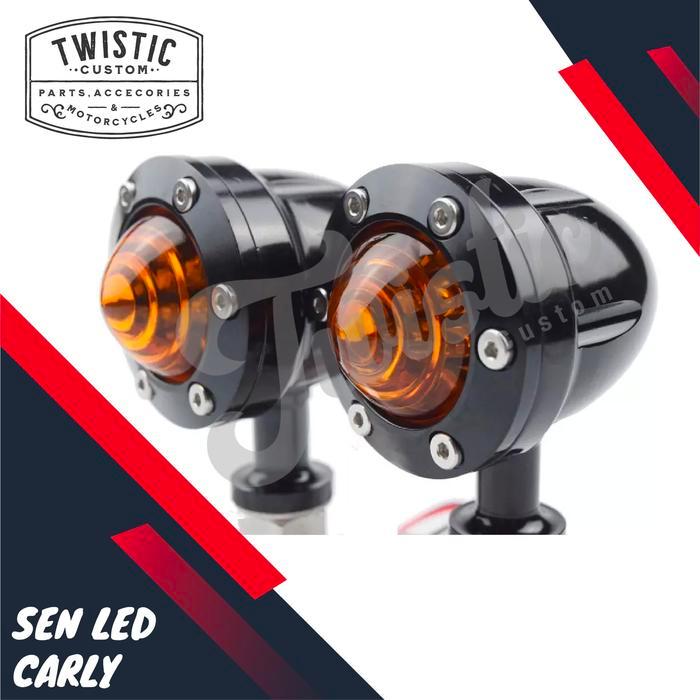 Lampu Sen Sein Led Carly Motor Benelli Harley Chopper Bobber Custom