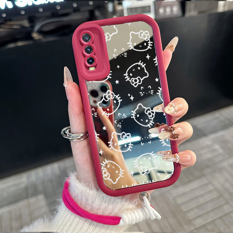 Casing Hp untuk VIVO Y20 Y20s Y20i Y20t Y20G Y12s Y12a Y11s Y30G Y33t Y33s Case Casing kucing pola S
