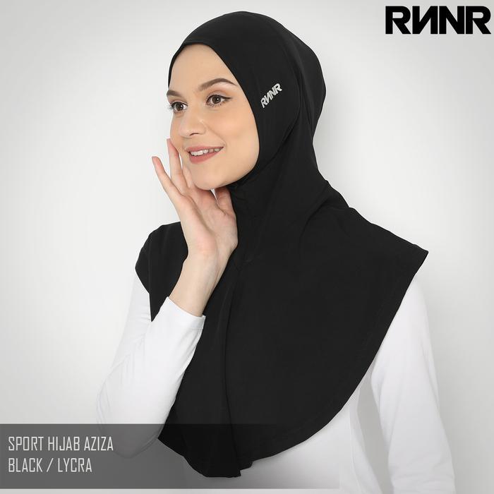 Promo Rnnr Hijab Sport Olahraga Instant Menutup Dada Kerudung Senam Jilbab Original