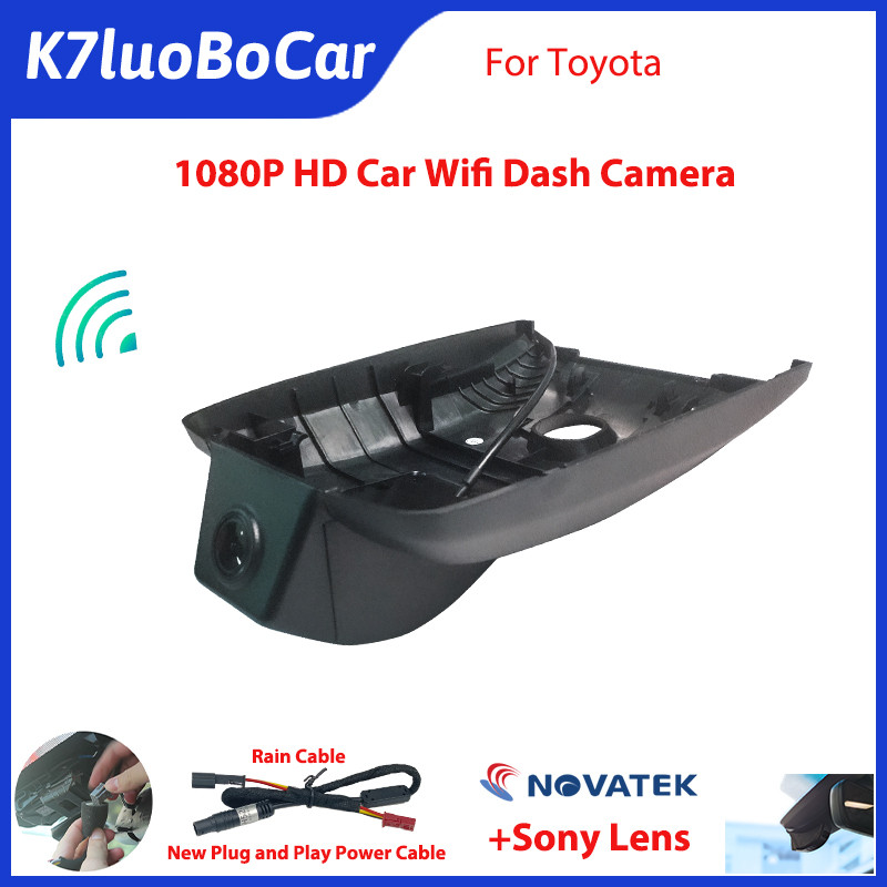 Dvr Mobil 1080P Full HD Plug dan Play Kamera Dasbor Wifi Kamera Dvr Mobil untuk Toyota Camry XV70 V7