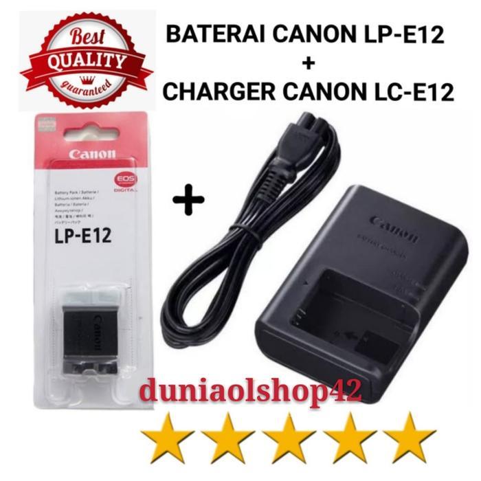 Paket Charger Camera Canon Eos M10 M50 M100