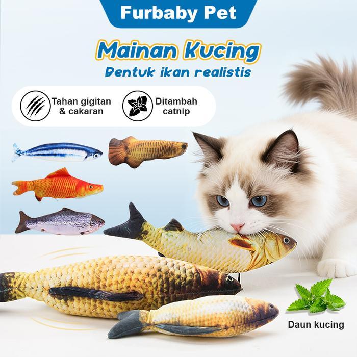 PROMO MURAH Ikan Mainan Kucing Catnip Ikan Kucing Mainan Kucing Mainan Gigit Anjing
