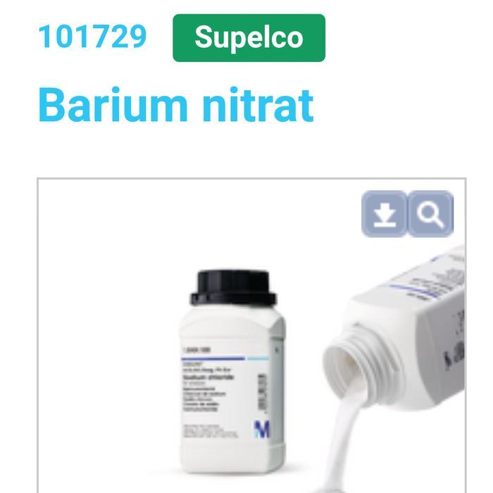 TEREMURAHTERLARIS READY SILAHKAN DIORDER BARIUM NITRATE MERCK. 500 G. 101729.0500