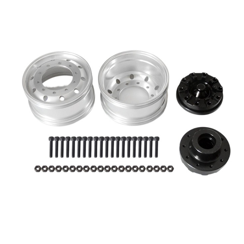 1/14 RC Toy Truck Wide Front Wheel Rims Bearing Ver. JDM-41JDMODEL For Tamiya 1/14 Rc Tractor Dump