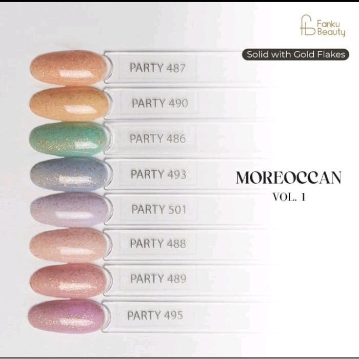 PARTY GEL HALAL MOREOCCAN SERIES - KUTEK GEL HALAL KOREA KUTEK HALAL MURAH KUTEK PARTY NEW SERIES