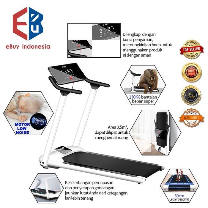 Treadmill Elektrik Ebuy Alat Fitness Latihan Gym Equipment Running Machine Multifungsi Lari Listrik