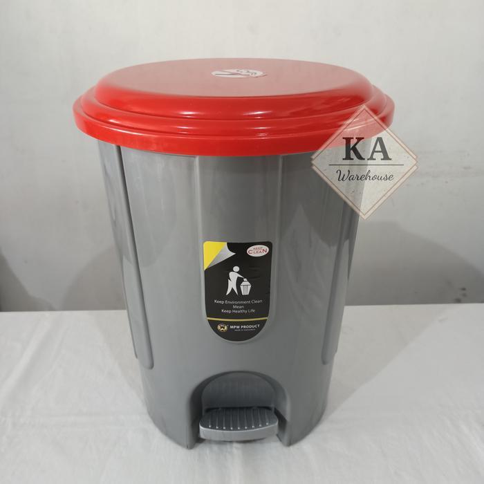 Hot Sale Tempat Sampah Bulat Injak 20 Liter / Tempat Sampah Bulat Plastik 20 L