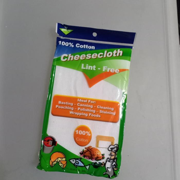 Import Cheese Cloth 100% 2 Yards Cotton Gauze Muslin Lint Free Size 182*91 Cm
