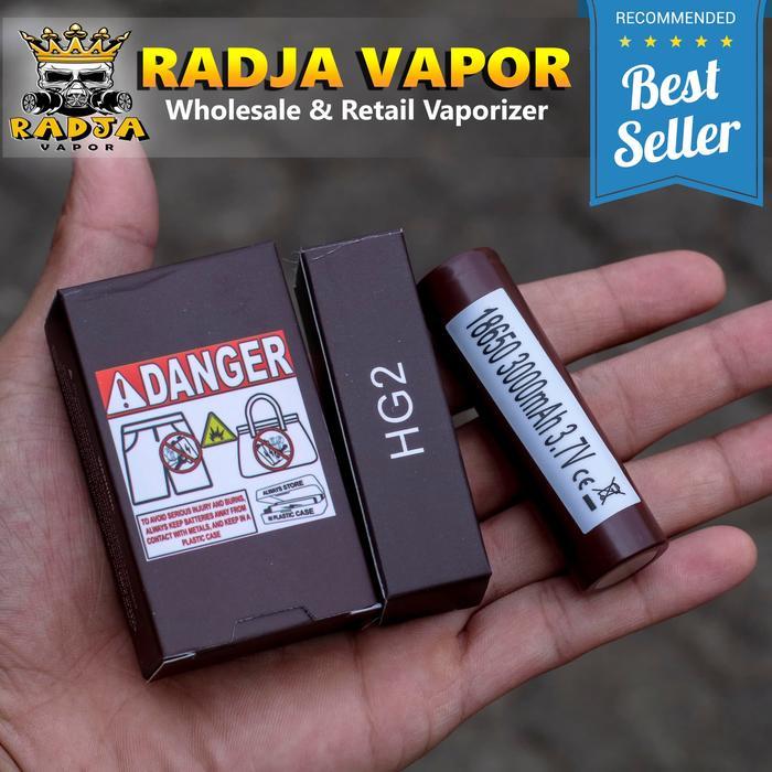 [] LG HG2 18650 3000MAH 35A BATERAI VAPOR
