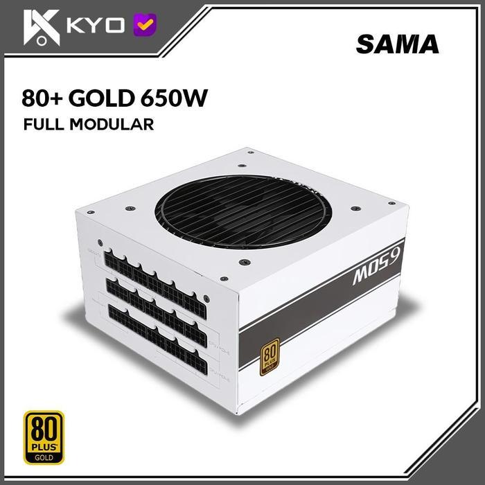 PSU KYO SAMA ARMOR 650W 80+ GOLD FULL MODULAR PSU 650W 80 GOLD WHITE