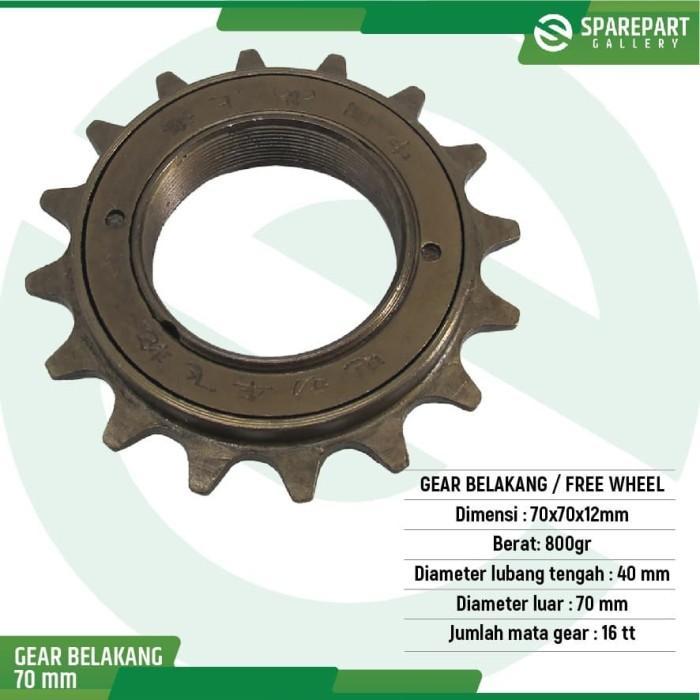 Promo Gear Belakang Sepeda Listrik Lipat Mr.Jackie