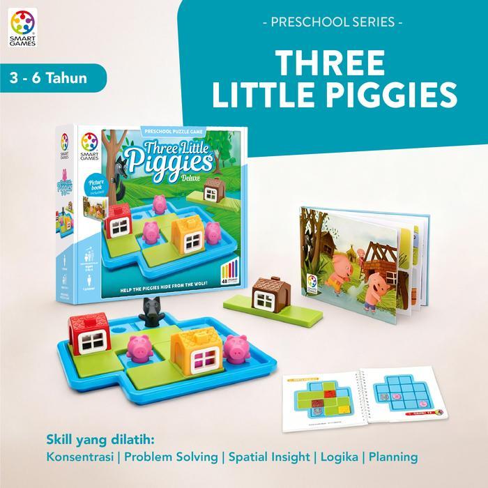 Smartgames Three Little Piggies Mainan Edukasi Anak