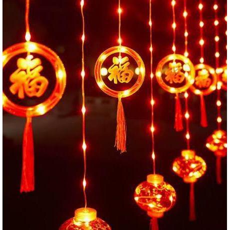 LAMPU HIAS IMLEK LED 3 METER LAMPU GANTUNG IMLEK LAMPU TIRAI IMLEK DEKORASI CHINESE NEW YEAR