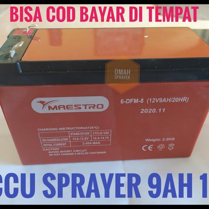 BATERAI ACCU AKI SPRAYER TENGKI ELEKTRIK 10AH 12VOLT SINLEADER