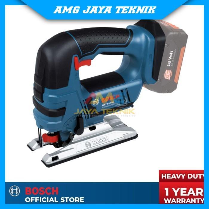 Gergaji Kayu Baterai / Cordless Jigsaw Bosch GST 18 V-LI Original