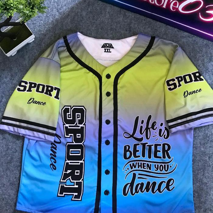 Premium Kaos OlahRaga Full Printing,Jersey Olahraga,BaseBal,Zumba,Trampolin,Baju Blouse