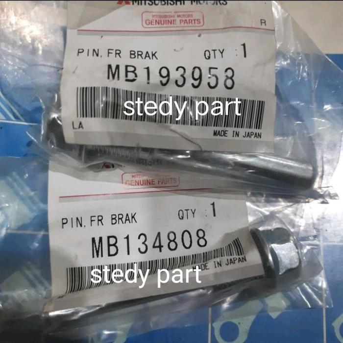Baut pin kaliper atas bawah rem depan Lancer ck4 asli original genuine part