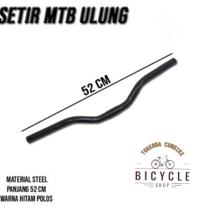 SETIR SEPEDA BMX FEDERAL STANG STIR SEPEDA FIXIE MTB GUNUNG FLATBAR ALLOY MATERIAL STEEL WARNA HITAM