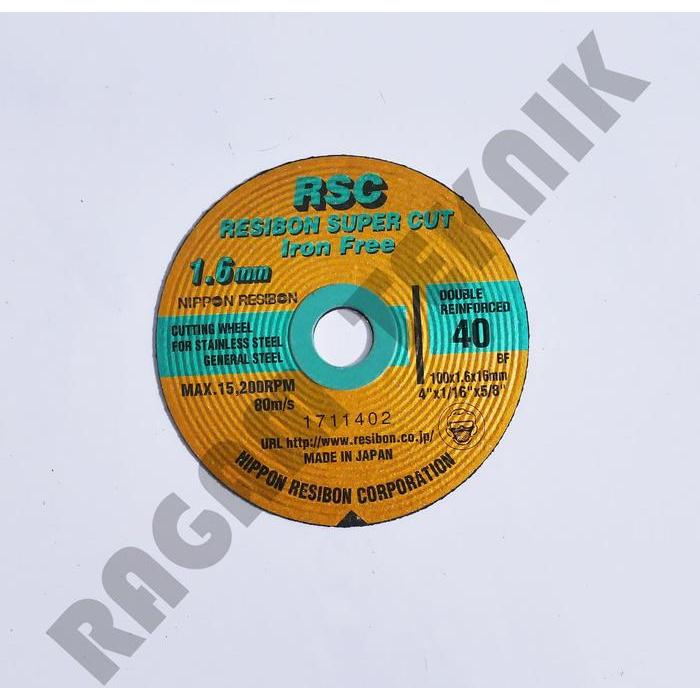 Batu Potong 4" RSC Nippon resibon Jepang - Resibon Super Cut Iron Free