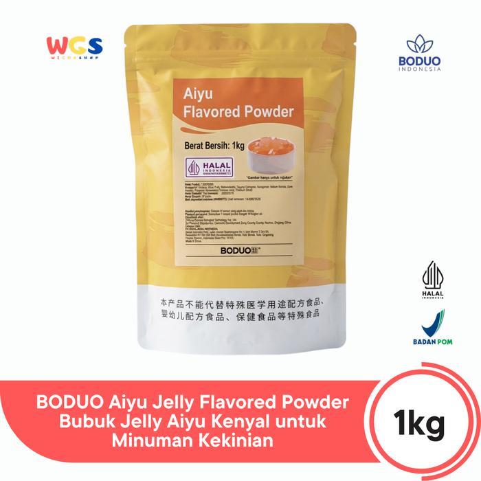 Boduo Aiyu Jelly Flavored Powder 1Kg Bubuk Jelly Aiyu Kenyal Untuk Minuman Kekinian Termurah