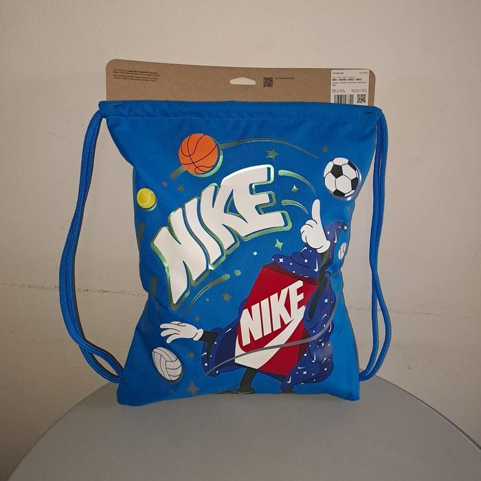 Promo Tas Gym Sack Bag Anak Nike Kids Boxy Drawstring Bag 12L Original Fn1360-406